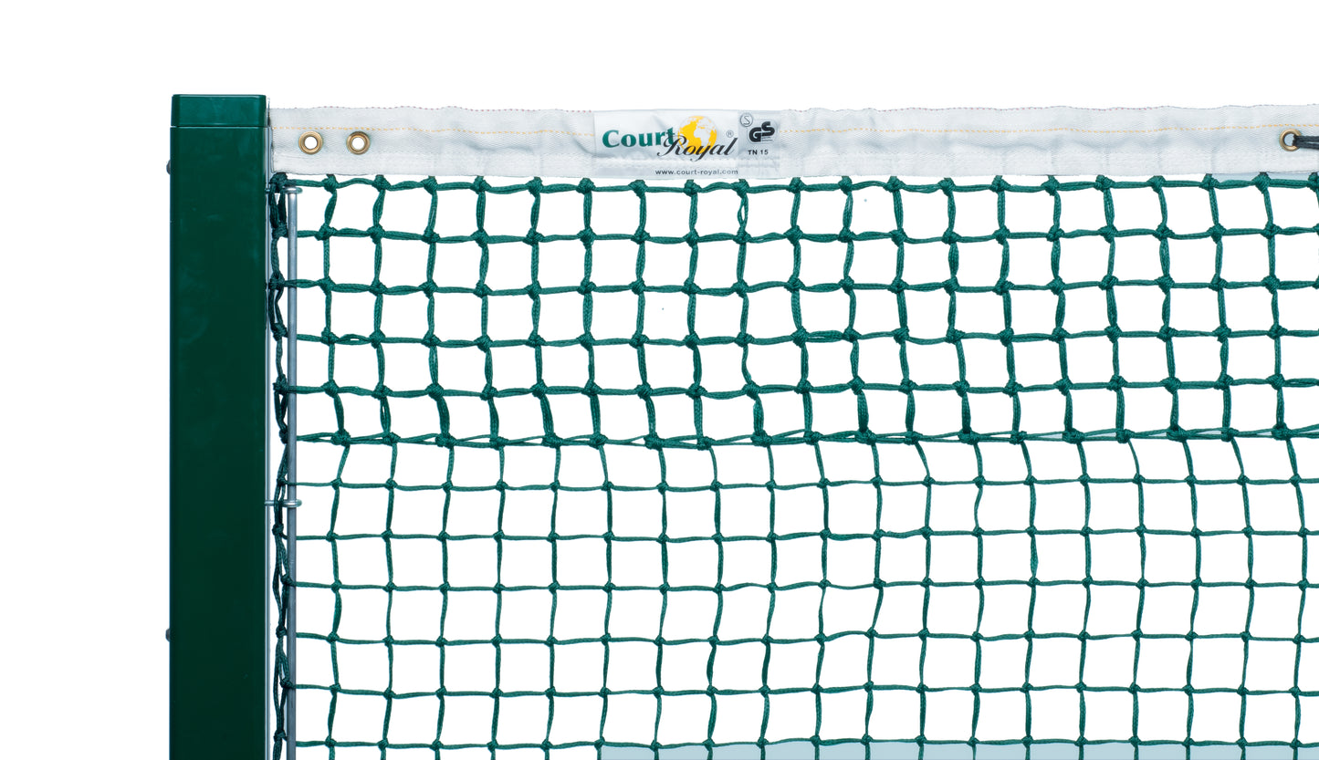 Tennisnetz Court Royal TN 15 schwarz und grün