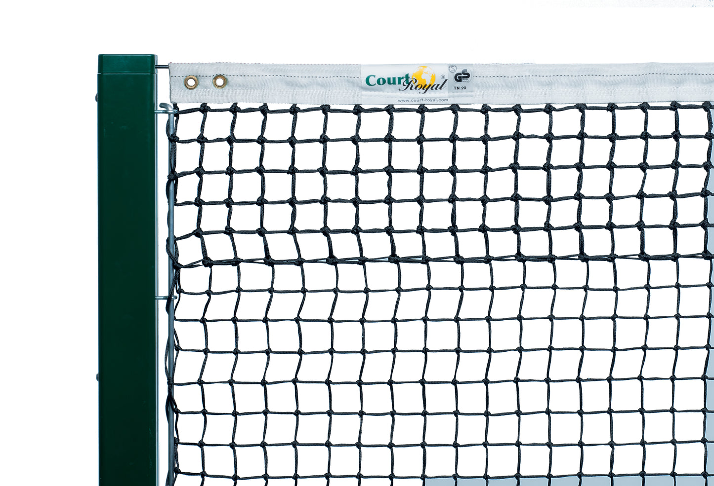 Tennisnetz Court Royal TN 20 schwarz und grün