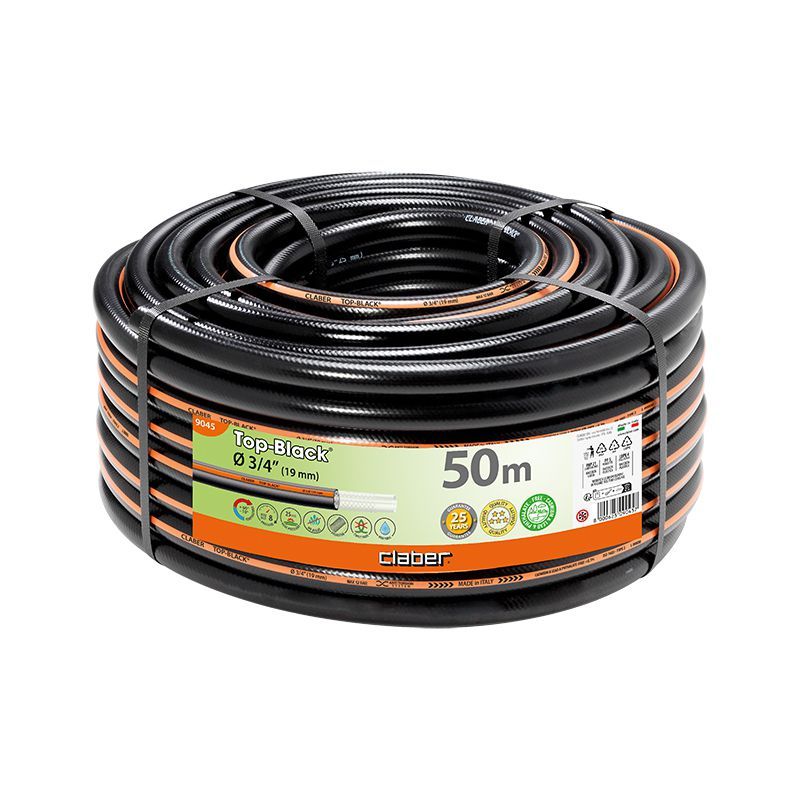 Claber Gartenschlauch Top Black 3/4", 50 m